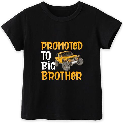 Big Brother T Shirt Gift for Toddler Boys Promoted to Big Brother Announcement T-Shirt Best Big Bro Tees Short Sleeve 2T-8Y in Kuwait