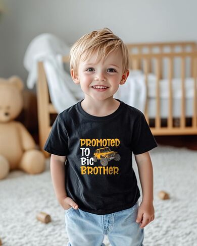 Big Brother T Shirt Gift for Toddler Boys Promoted to Big Brother Announcement T-Shirt Best Big Bro Tees Short Sleeve 2T-8Y in Kuwait