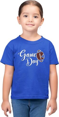 اذهب إلى كل شيء لطيف لعبة Script Game Day Football Heart Mens Toddler Women Thirt T-Shirt in Kuwait