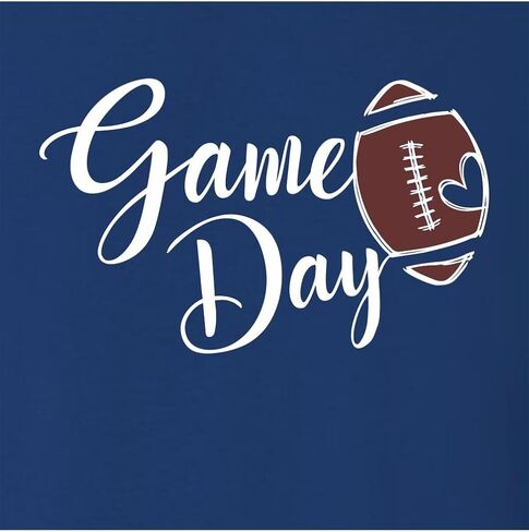 اذهب إلى كل شيء لطيف لعبة Script Game Day Football Heart Mens Toddler Women Thirt T-Shirt in Kuwait