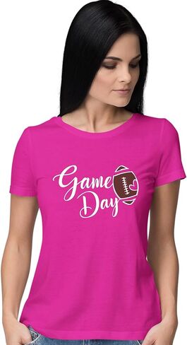 اذهب إلى كل شيء لطيف لعبة Script Game Day Football Heart Mens Toddler Women Thirt T-Shirt in Kuwait