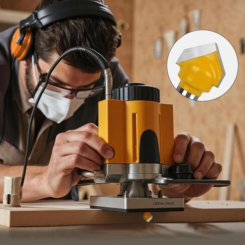 مجموعة أجهزة التوجيه مجموعة 1/4 بوصة من 15 قطعة ، 1/4 شانك كربيد تونغستن مزيل التوجيه لعمالة الخشب المحترفة والمبتدئين مع صندوق تخزين خشبي ، أدوات الأعمال الخشبية in Kuwait