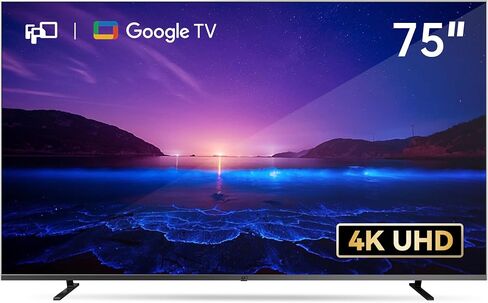 55-inch Smart TV Google TV 4K UHD with Google Play and Chromecast Built-in, HDR 10, Dolby Vision Dolby Atmos, MEMC, Voice Remote, Stream Live TV(Canvas-Series, CG55-C1, 2024 Model) in Saudi Arabia