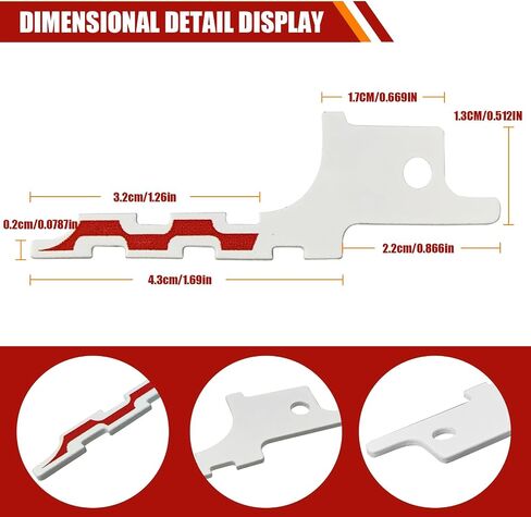 6 PCS Drywall Prondorcing شفرات المنشار لأداة Milwaukee Electric Tool Drywall Access Blade Kit متوافقة مع Hackzall Dewalt Sawzall Plant in Kuwait