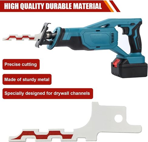 6 PCS Drywall Prondorcing شفرات المنشار لأداة Milwaukee Electric Tool Drywall Access Blade Kit متوافقة مع Hackzall Dewalt Sawzall Plant in Kuwait