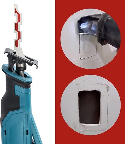 6 PCS Drywall Prondorcing شفرات المنشار لأداة Milwaukee Electric Tool Drywall Access Blade Kit متوافقة مع Hackzall Dewalt Sawzall Plant in Kuwait