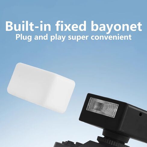 Flashing Diffuser for Enhances Photography Soft Light Effect Lightweight Durability Designs for Various Flashes in Saudi Arabia