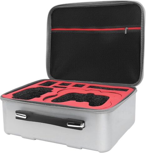 Plplaaoo بدون طيار يحمل حالة صعبة لـ FPV Avata2 Pu Leather Leather Leather Leather Leather مع تباعد داخلي قابل للتعديل للطائرات بدون طيار ومغامرات في الهواء الطلق in Saudi Arabia