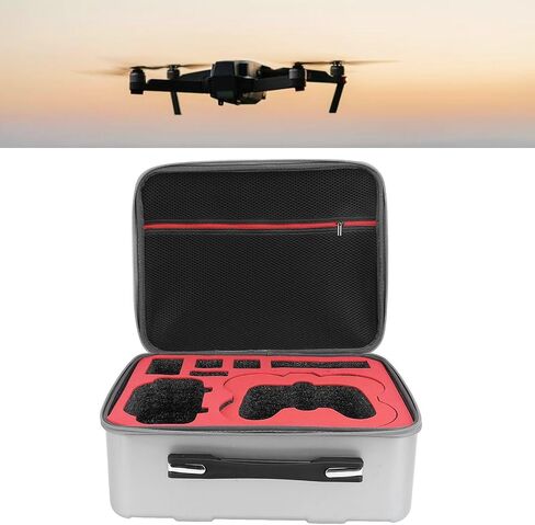 Drone Carrying Hard Case for FPV Avata2 PU Leather Portable Travel Storage Bag with Internal Adjustable Spacing,Carrying Case for Accessories in Saudi Arabia