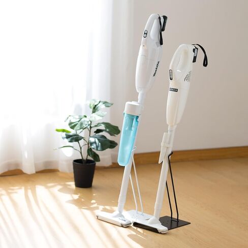 Vacuum Stand Universal No-Drill Fits Makita xlc01 xlc02 18V Cordless Stick Vacuum Space-Saving Stable Metal Organizer for Cordless Cleaner Easy Assembly Black in Saudi Arabia