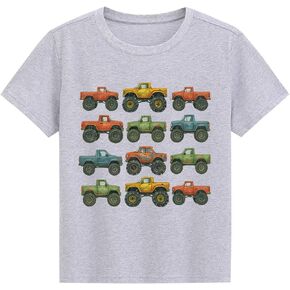 Toddler Dump Truck Shirt Kids My God is So Big Boys Tee Tops Psalm Christian T-Shirt 2-7 Years in Kuwait