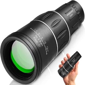 16 × 52 تلسكوب أحادي الطاقة ، أسود ، BAK4 PRISM مع عدسة FMC ، مجال عرض واسع ، للهدايا ، المشاهدة في الهواء الطلق ، مشاهدة الطيور ، المشي لمسافات طويلة ، الحفلات الموسيقية ، السفر in Kuwait