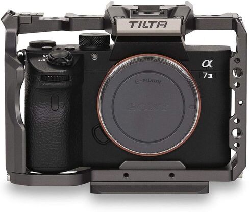 Tilta Full Camera Cage Compatible with Sony a7, a7 II, a7 III, a7S, a7S II, a7R, a7R II, a7R III, a7R IV, a9 Cameras (Tilta Gray) | TA-T17-FCC-G in Saudi Arabia