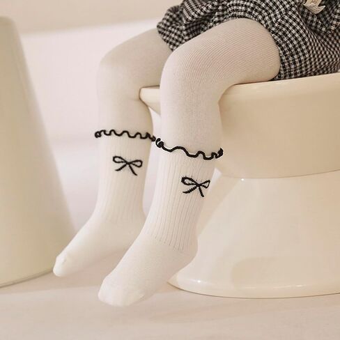 7 Pairs Baby Girls Ruffle Socks Toddler Infant Girls Boys Frilly Cute Ankle Socks Soft Cotton Size 3M - 5Y in Saudi Arabia