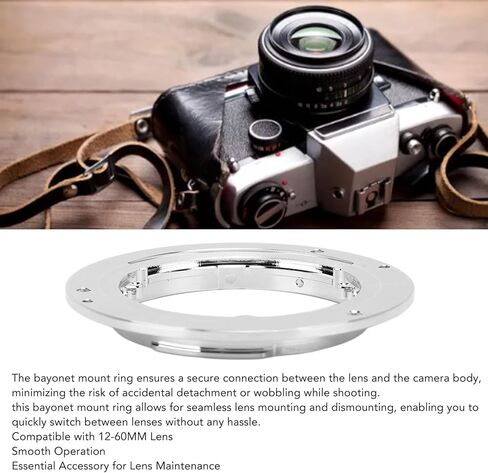 12‑60MM Lens Bayonet Mount Adapter Ring Aluminum Alloy Camera Lens Bayonet Mount Ring Camera Repair Parts in Saudi Arabia