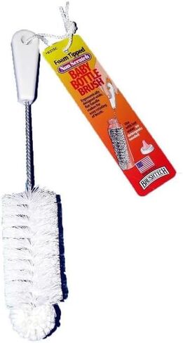 فرشاة Brushtech Foam Build Bottle ، حزمة من 2 - شعيرات متينة وناعمة ونصيحة رغوة لتنظيف الزجاجة العميقة - مصنوعة في الولايات المتحدة الأمريكية ، وأدوات التنظيف للزجاجات والبلاستيك in Kuwait