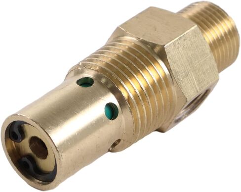 CV221513AV ضاغط الهواء فحص صمام متوافق مع Campbell Hausfeld 1/2 ذكر NPT Tank x 3/8 "أنبوب الضغط 1/8" منفذ تفريغ NPT in Saudi Arabia