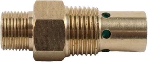CV221513AV ضاغط الهواء فحص صمام متوافق مع Campbell Hausfeld 1/2 ذكر NPT Tank x 3/8 "أنبوب الضغط 1/8" منفذ تفريغ NPT in Saudi Arabia