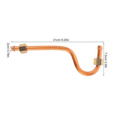 Air Compressor Exhaust Tube Replacement, Aluminum High Pressure Pump Head Connecting Pipes Air Compressor Accessory in Kuwait