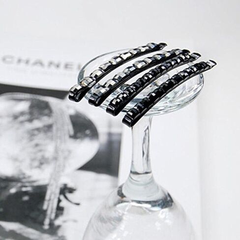 4 Pcs Black Rhinestone Barrettes, Crystal Diamond Bobby Pin, Shiny Hair Pin, Hairpin, Sparkly Hair Decoration for Women Clip Bangs Metal Hair Clip Hair Pins Hair Accessories in Saudi Arabia