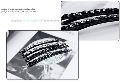4 Pcs Black Rhinestone Barrettes, Crystal Diamond Bobby Pin, Shiny Hair Pin, Hairpin, Sparkly Hair Decoration for Women Clip Bangs Metal Hair Clip Hair Pins Hair Accessories in Saudi Arabia