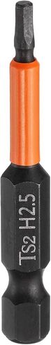 HARFINGTON Hex Head Wrench Drill Bit 3mm(H3) Metric 1/4" Hex Shank 2"(50mm) Length S2 Steel Magnetic Impact Drivers Screwdriver Bit Hexagon Electric Drill Bits in Saudi Arabia