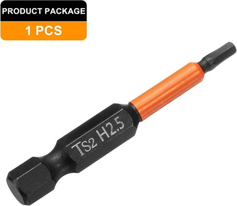 HARFINGTON Hex Head Wrench Drill Bit 3mm(H3) Metric 1/4" Hex Shank 2"(50mm) Length S2 Steel Magnetic Impact Drivers Screwdriver Bit Hexagon Electric Drill Bits in Saudi Arabia