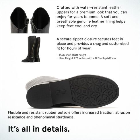 Abeo Traverse Boots Tall's Women | أحذية السقوط للنساء | جلد مقاوم للماء | نعل تقويم العظام المدمج | أحذية مريحة in Kuwait