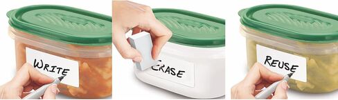 Jokari Erasable Food Labels من 4 عبوات ، أداة إعادة صياغة قابلة لإعادة الاستخدام متعددة الألوان ، الفريزر ، ميكروويف وغسالة الصحون أداة المطبخ الآمن لألعاب الوجبة متعددة الأغراض in Saudi Arabia