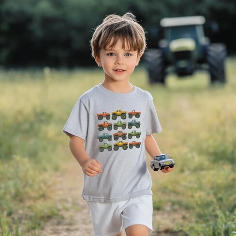 Toddler Dump Truck Shirt Kids My God is So Big Boys Tee Tops Psalm Christian T-Shirt 2-7 Years in Saudi Arabia