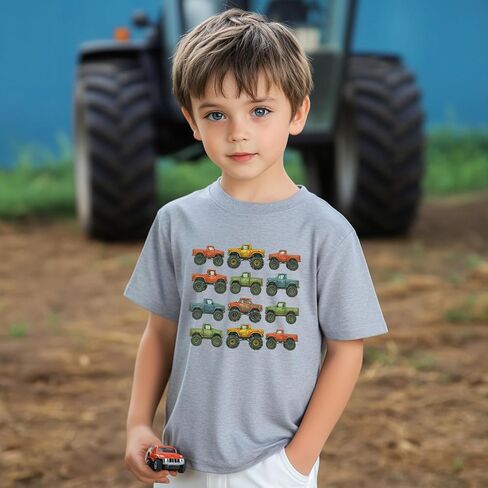 Toddler Dump Truck Shirt Kids My God is So Big Boys Tee Tops Psalm Christian T-Shirt 2-7 Years in Saudi Arabia