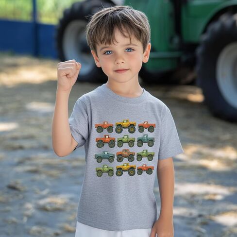 Toddler Dump Truck Shirt Kids My God is So Big Boys Tee Tops Psalm Christian T-Shirt 2-7 Years in Saudi Arabia