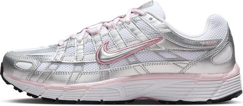 Nike P-6000 Women's Shoes (White/Elemental Pink/Black/Metallic Silver) in Saudi Arabia