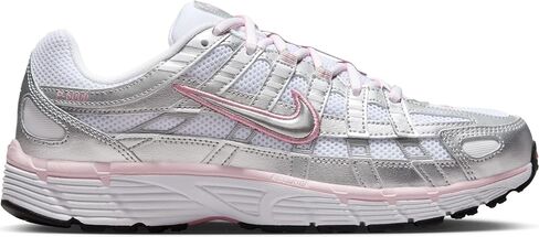 Nike P-6000 Women's Shoes (White/Elemental Pink/Black/Metallic Silver) in Saudi Arabia