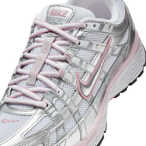 Nike P-6000 Women's Shoes (White/Elemental Pink/Black/Metallic Silver) in Saudi Arabia