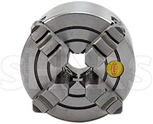 Shars 4 "4 Jaw Independent Chuck Solid Hard Jaws مع 1-1/2-8 3.93" لوحة خلفية متورطة شبه مشتركة ، مطلوب الآلات 202-5419+202-6108-6 L [ in Saudi Arabia