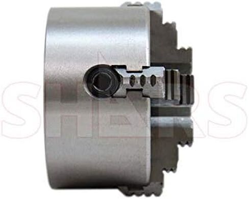 Shars 4 "4 Jaw Independent Chuck Solid Hard Jaws مع 1-1/2-8 3.93" لوحة خلفية متورطة شبه مشتركة ، مطلوب الآلات 202-5419+202-6108-6 L [ in Saudi Arabia