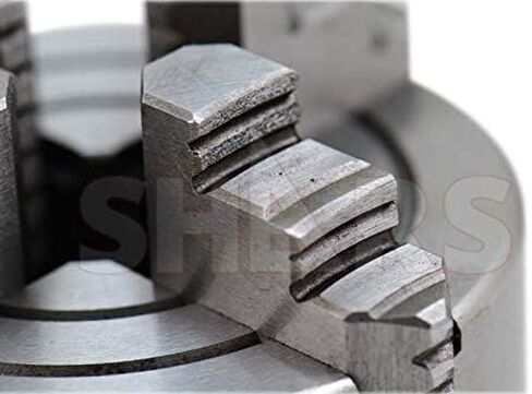 Shars 4 "4 Jaw Independent Chuck Solid Hard Jaws مع 1-1/2-8 3.93" لوحة خلفية متورطة شبه مشتركة ، مطلوب الآلات 202-5419+202-6108-6 L [ in Saudi Arabia