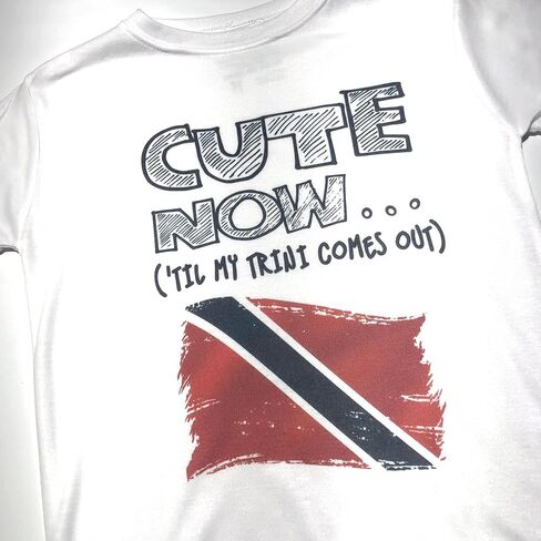 Toddler Trinidad T-Shirt 'til til my trini يخرج من قميص الأطفال في أعلى 2T-8T in Saudi Arabia