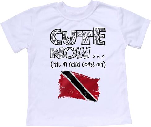 Toddler Trinidad T-Shirt 'til til my trini يخرج من قميص الأطفال في أعلى 2T-8T in Saudi Arabia