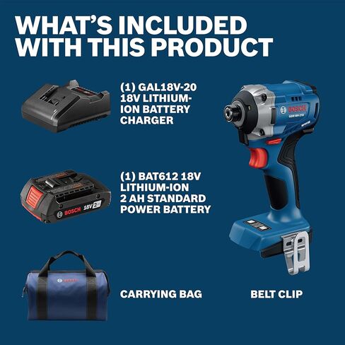 BOSCH GDR18V-215B12 18V DRIVER SHIRCH UND BRISHLESS مع بطارية BAT612 2 AH in Kuwait
