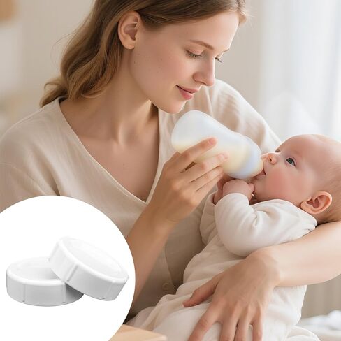 6pcs أغطية زجاجة صغيرة للدكتور براون ، أغطية زجاجة أطفال خالية من BPA للسفر وتخزين قطع الغيار المتوافقة مع الدكتور براون الطبيعي على نطاق واسع in Kuwait
