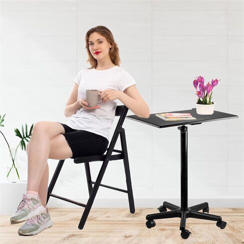 Flashpoint 28-48" Photography Posing Table for Home and Studio, Height Adjustable Table with 18x27 Matte Black Finish Reflection-Free Table Top is Perfect for Studio and On-Location Photo Shoot in Saudi Arabia