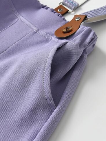 Baby Boys Shorts Sets, Infant Shirt+Shorts+ Tie+Suspenders,Toddler Outfits Suits in Kuwait