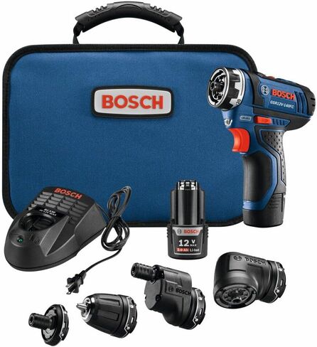 BOSCH GSR12V-140FCB22-RT 12V MAX Flexiclick 5-in-1 DRIVER in Saudi Arabia