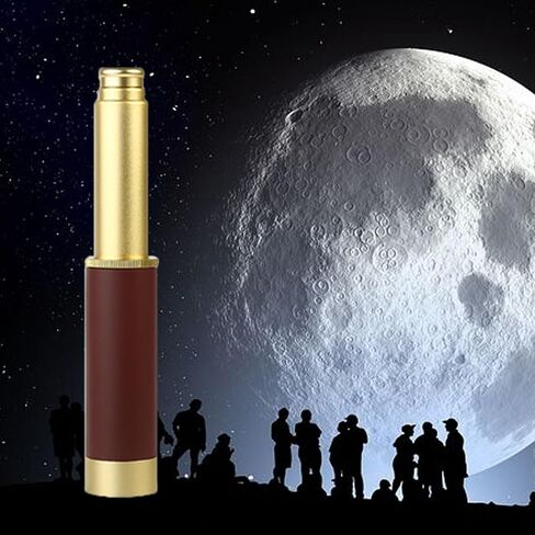 تلسكوب القراصنة ، 25 × 30 قابلة للتكبير أحادي التلسكوب المحمول المحمول المحمولة النحاس أحادي الجسور لمشاهدة الطيور in Saudi Arabia