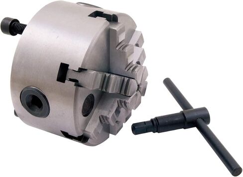 HHIP 3900-4558 8" 6 Jaw Self Centering Lathe Chuck, Plain Back in Saudi Arabia
