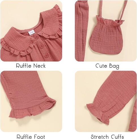 Grnshts Toddler Girl Clothes طفلة سقوط ملابس طويلة الأكمام فتيات الأطفال ملابس بانتس مجموعات لطيفة فتيات صغيرات يسقطون ملابس in Kuwait