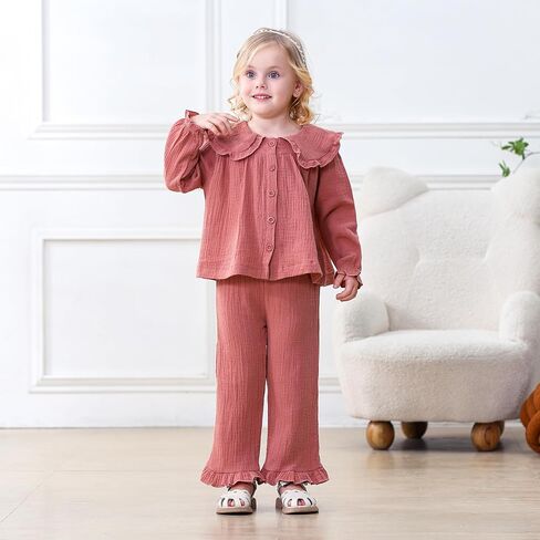 Grnshts Toddler Girl Clothes طفلة سقوط ملابس طويلة الأكمام فتيات الأطفال ملابس بانتس مجموعات لطيفة فتيات صغيرات يسقطون ملابس in Kuwait