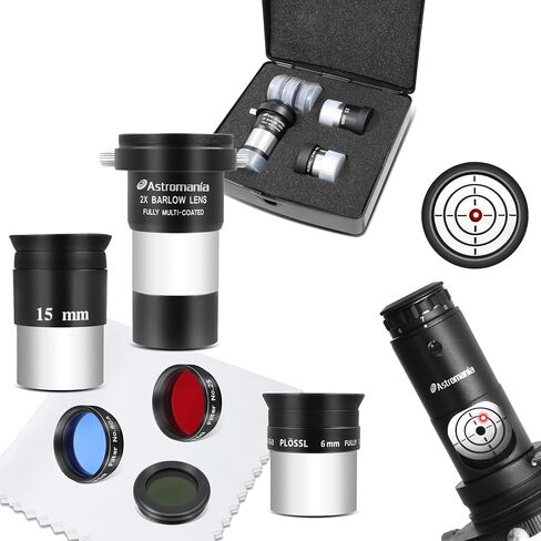 Astromania 1.25 "توصيل ليزر من الجيل التالي - حزمة مع - Textory Kit Telescope مغلف بالكامل in Saudi Arabia
